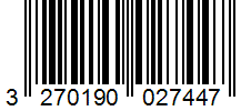Barcode 3270190027447
