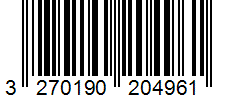 Barcode 3270190204961