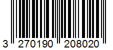 Barcode 3270190208020