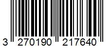 Barcode 3270190217640