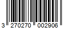 Barcode 3270270002906