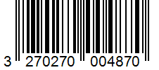 Barcode 3270270004870