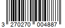 Barcode 3270270004887
