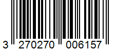 Barcode 3270270006157