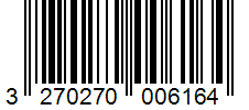 Barcode 3270270006164