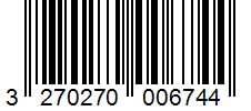 Barcode 3270270006744