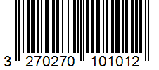 Barcode 3270270101012