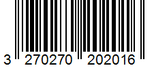 Barcode 3270270202016