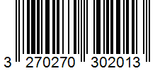 Barcode 3270270302013