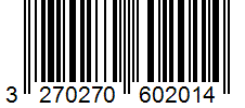 Barcode 3270270602014