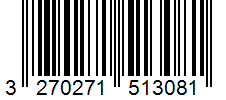Barcode 3270271513081