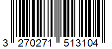 Barcode 3270271513104