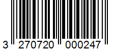Barcode 3270720000247