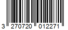 Barcode 3270720012271