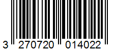 Barcode 3270720014022