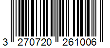 Barcode 3270720261006