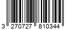 Barcode 3270727810344