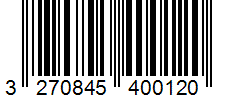 Barcode 3270845400120