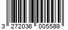 Barcode 3272036005589