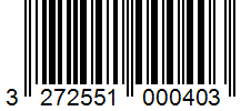 Barcode 3272551000403