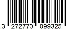 Barcode 3272770099325