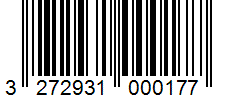 Barcode 3272931000177