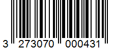 Barcode 3273070000431