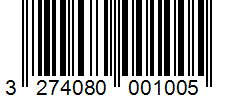 Barcode 3274080001005