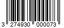 Barcode 3274930000073