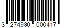 Barcode 3274930000417