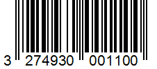 Barcode 3274930001100