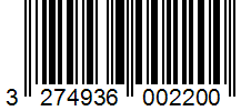 Barcode 3274936002200