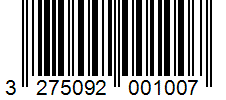 Barcode 3275092001007