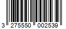 Barcode 3275550002539