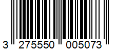 Barcode 3275550005073