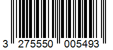 Barcode 3275550005493