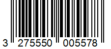 Barcode 3275550005578