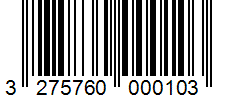 Barcode 3275760000103