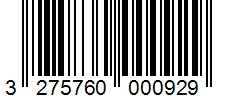Barcode 3275760000929
