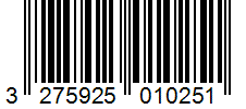 Barcode 3275925010251