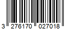 Barcode 3276170027018