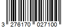 Barcode 3276170027100