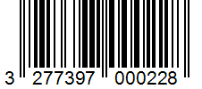 Barcode 3277397000228