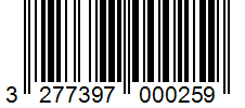 Barcode 3277397000259