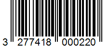 Barcode 3277418000220
