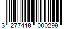 Barcode 3277418000299