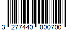 Barcode 3277440000700