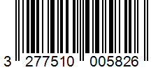 Barcode 3277510005826