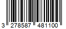 Barcode 3278587481100