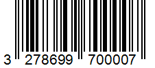 Barcode 3278699700007